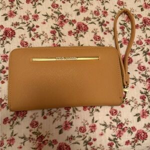 Steve Madden Camel Wristlet Clutch